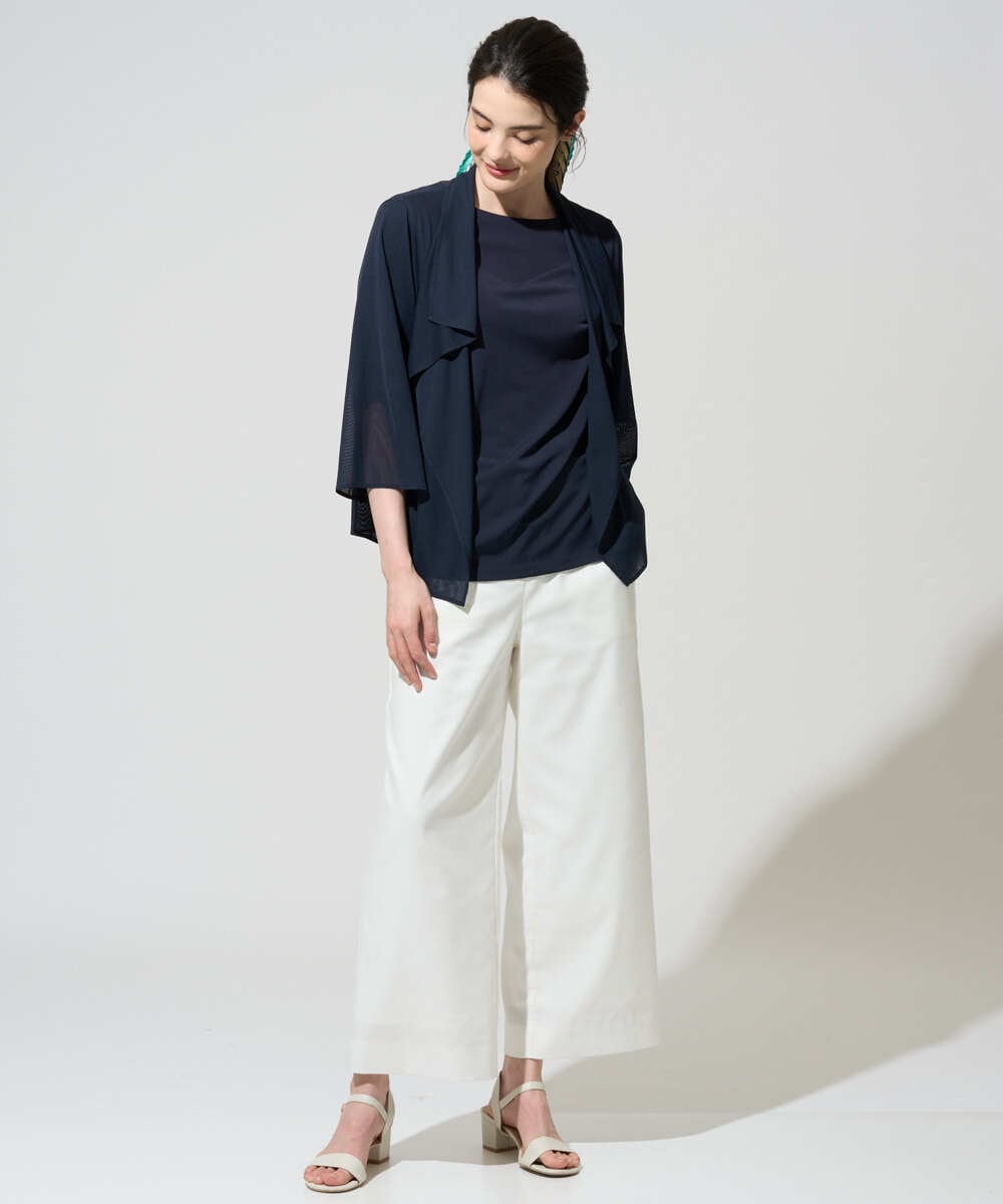 PRKGD62230 CHRISTIAN AUJARD(クリスチャン・オジャール) ドレープカットソー ネイビー