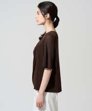 PRKGD62230 CHRISTIAN AUJARD(クリスチャン・オジャール) ドレープカットソー ブラウン
