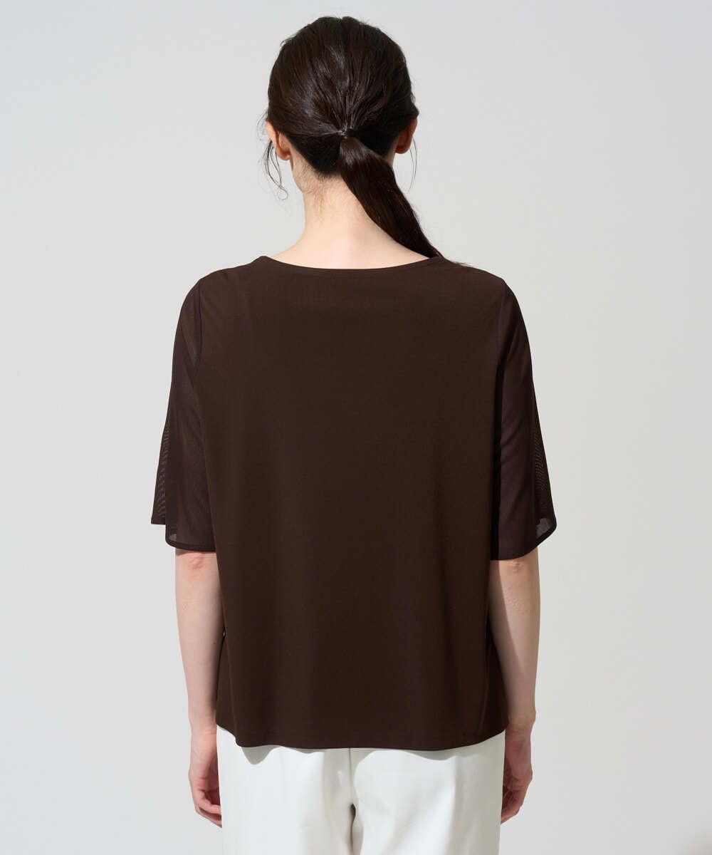 PRKGD62230 CHRISTIAN AUJARD(クリスチャン・オジャール) ドレープカットソー ブラウン