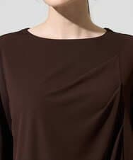 PRKGD62230 CHRISTIAN AUJARD(クリスチャン・オジャール) ドレープカットソー ブラウン