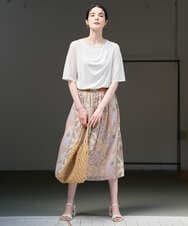 PRKGD62230 CHRISTIAN AUJARD(クリスチャン・オジャール) ドレープカットソー ホワイト