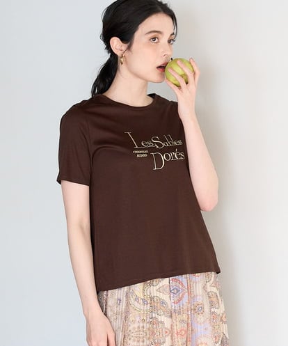 PRKGD63200 CHRISTIAN AUJARD オーガニックスムースロゴカットソー