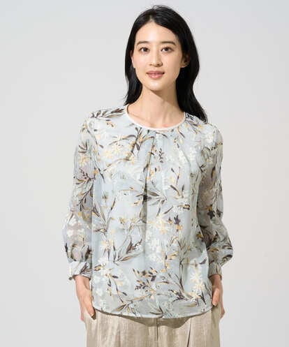 PRKGE02360 CHRISTIAN AUJARD ［セットアップ対応］フラワープリントシアーカットソー