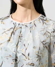 PRKGE02360 CHRISTIAN AUJARD(クリスチャン・オジャール) [セットアップ対応]フラワープリントシアーカットソー グリーン系