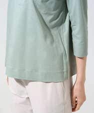 PRKGE12200 CHRISTIAN AUJARD(クリスチャン・オジャール) フラワー刺繍カットソー グリーン