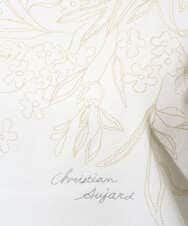 PRKGE12200 CHRISTIAN AUJARD(クリスチャン・オジャール) フラワー刺繍カットソー アイボリー