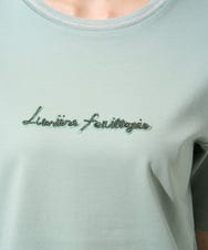 PRKGE13230 CHRISTIAN AUJARD(クリスチャン・オジャール) ビジューロゴカットソー グリーン