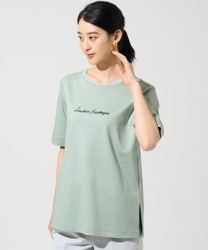 PRKGE13230 CHRISTIAN AUJARD ビジューロゴカットソー