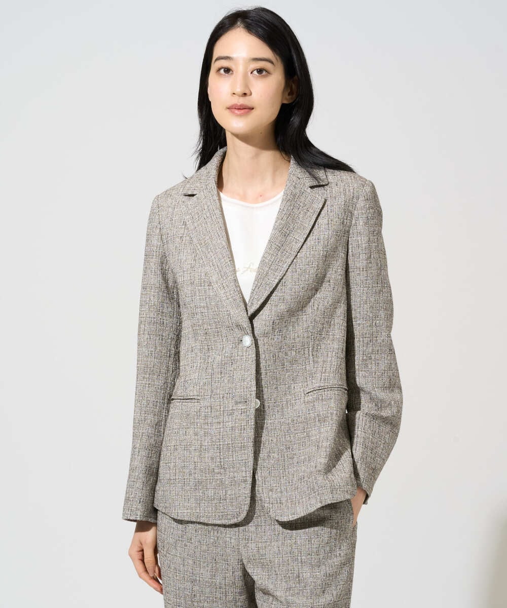 PRKGE13230 CHRISTIAN AUJARD(クリスチャン・オジャール) ビジューロゴカットソー アイボリー