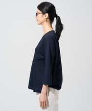 PRKGF14230 CHRISTIAN AUJARD(クリスチャン・オジャール) アシンメトリーフレアートップス ネイビー