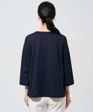 PRKGF14230 CHRISTIAN AUJARD(クリスチャン・オジャール) アシンメトリーフレアートップス ネイビー