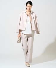 PRKGF14230 CHRISTIAN AUJARD(クリスチャン・オジャール) アシンメトリーフレアートップス ホワイト