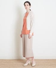 PRKGS13190 CHRISTIAN AUJARD(クリスチャン・オジャール) オーガニックコットン刺繍Tシャツ オレンジ