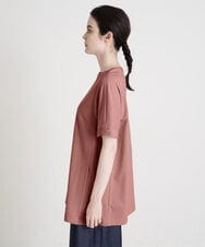 PRKGU61250 CHRISTIAN AUJARD(クリスチャン・オジャール) サイドスリット入りチュニックＴシャツ ピンク
