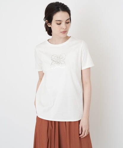 PRKGU67170 CHRISTIAN AUJARD 箔モチーフTシャツ