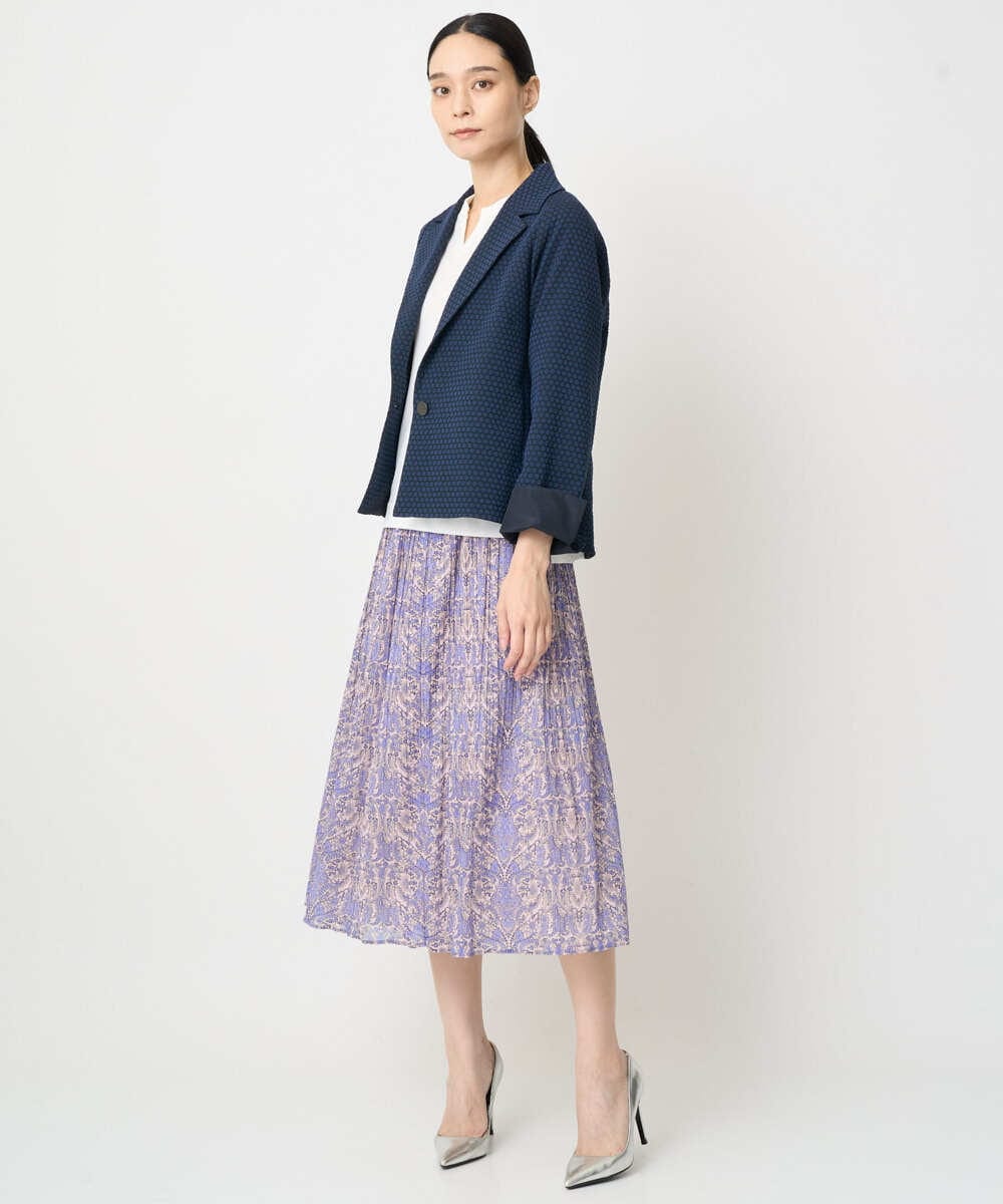 PRKGV74330 CHRISTIAN AUJARD(クリスチャン・オジャール) [吸水速乾]レーススリーブカットソー ホワイト