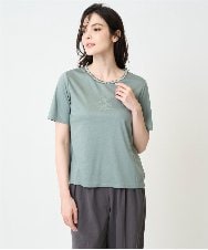PRKHB32200 CHRISTIAN AUJARD(クリスチャン・オジャール) オリジナ ルモチーフTシャツ グリーン