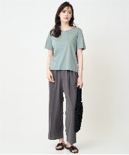 PRKHB32200 CHRISTIAN AUJARD(クリスチャン・オジャール) オリジナ ルモチーフTシャツ グリーン