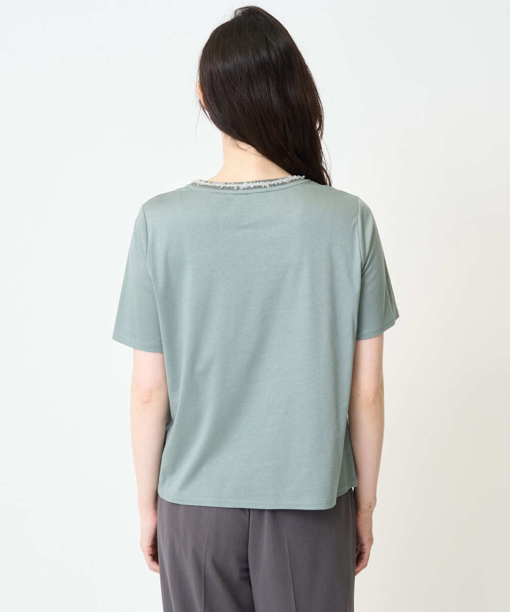 PRKHB32200 CHRISTIAN AUJARD(クリスチャン・オジャール) オリジナ ルモチーフTシャツ グリーン