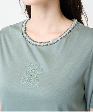 PRKHB32200 CHRISTIAN AUJARD(クリスチャン・オジャール) オリジナ ルモチーフTシャツ グリーン