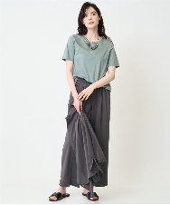 PRKHB32200 CHRISTIAN AUJARD(クリスチャン・オジャール) オリジナ ルモチーフTシャツ グリーン