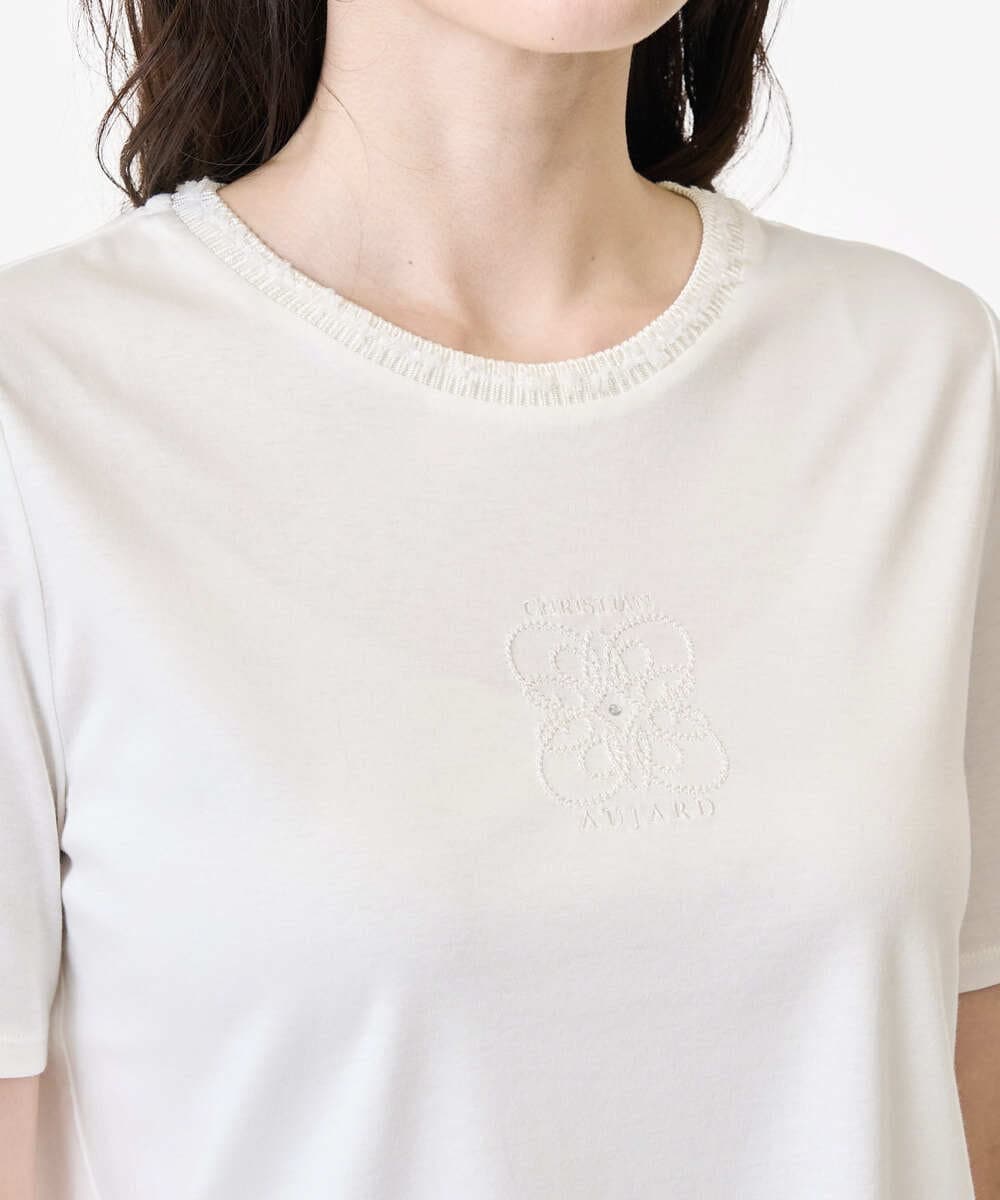 PRKHB32200 CHRISTIAN AUJARD(クリスチャン・オジャール) オリジナ ルモチーフTシャツ ホワイト