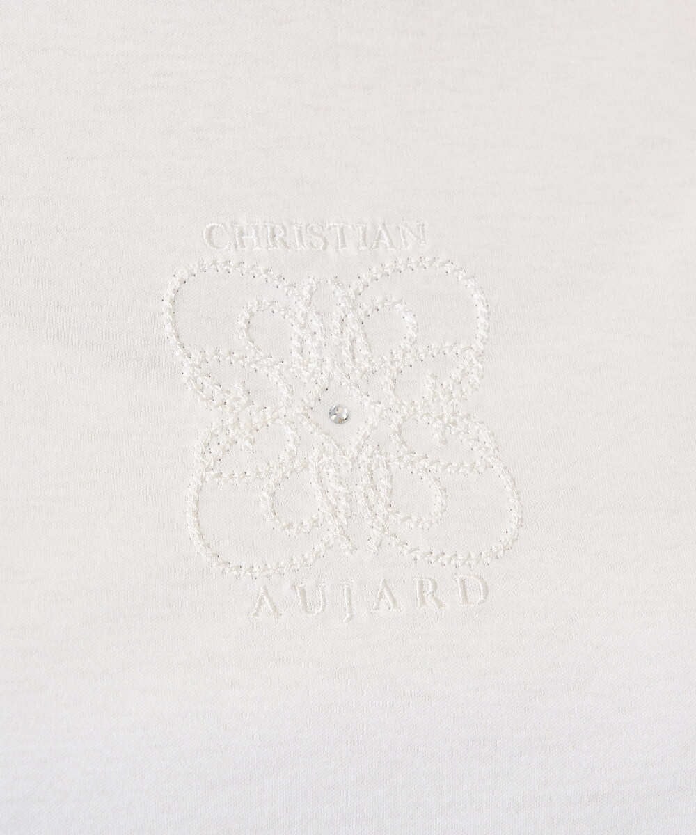 PRKHB32200 CHRISTIAN AUJARD(クリスチャン・オジャール) オリジナ ルモチーフTシャツ ホワイト