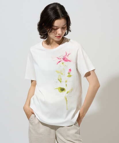 PRKHD05180 CHRISTIAN AUJARD アートプリントTシャツ