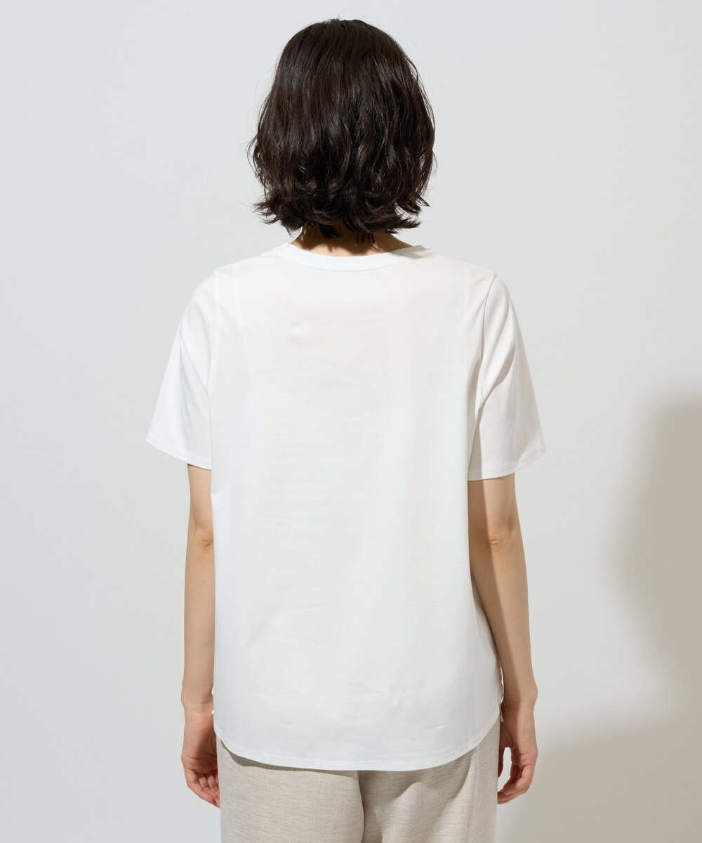 PRKHD05180 CHRISTIAN AUJARD(クリスチャン・オジャール) アートプリントTシャツ ホワイト
