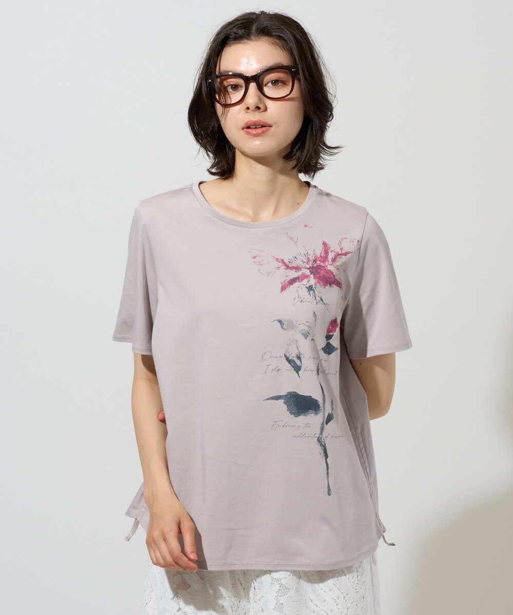 PRKHD05180 CHRISTIAN AUJARD(クリスチャン・オジャール) アートプリントTシャツ ホワイト