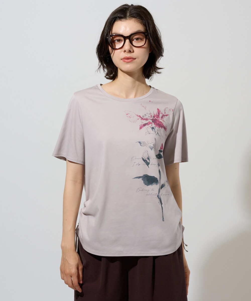 PRKHD05180 CHRISTIAN AUJARD(クリスチャン・オジャール) アートプリントTシャツ ホワイト