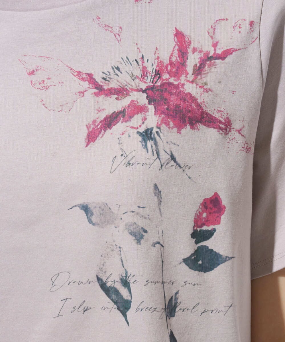 PRKHD05180 CHRISTIAN AUJARD(クリスチャン・オジャール) アートプリントTシャツ ホワイト