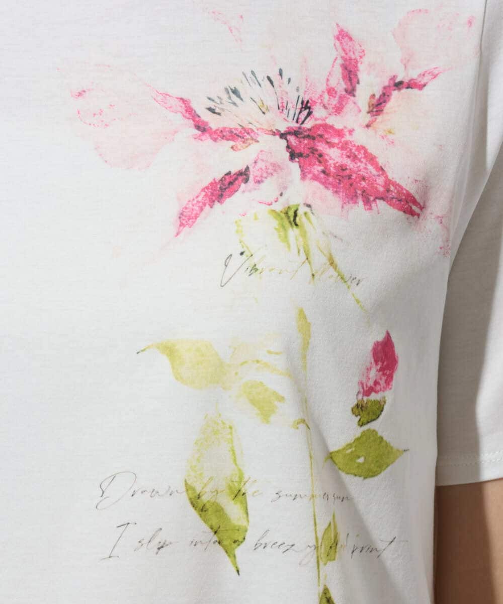 PRKHD05180 CHRISTIAN AUJARD(クリスチャン・オジャール) アートプリントTシャツ ホワイト