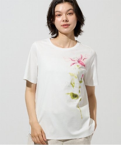 PRKHD05180 CHRISTIAN AUJARD アートプリントTシャツ