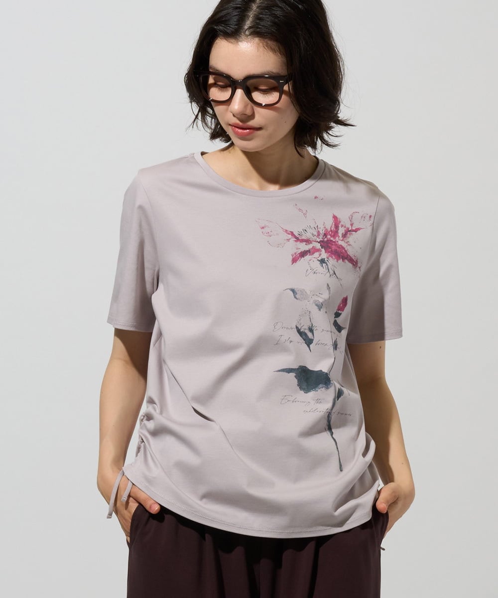 PRKHD05180 CHRISTIAN AUJARD アートプリントTシャツ