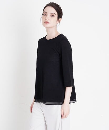 PRKHT11220 CHRISTIAN AUJARD ［アンサンブル対応］シフォンコンビネーションカットソー