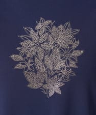 PRKHW09240 CHRISTIAN AUJARD(クリスチャン・オジャール) [接触冷感]箔プリントカットソー ネイビー