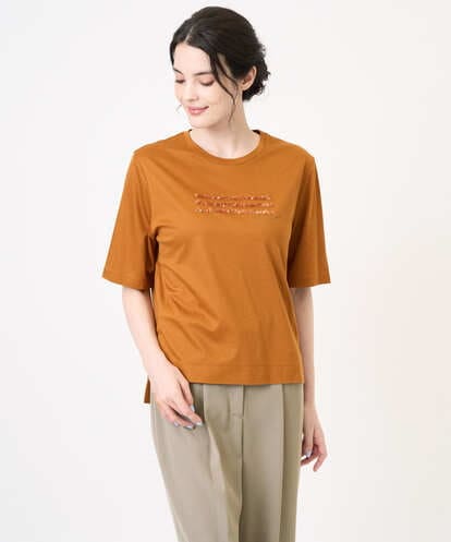 PRKJB12230  スパンコール刺繍Tシャツ