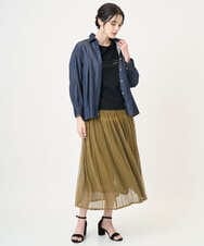 PRKJB12230 CHRISTIAN AUJARD(クリスチャン・オジャール) スパンコール刺繍Tシャツ ブラック