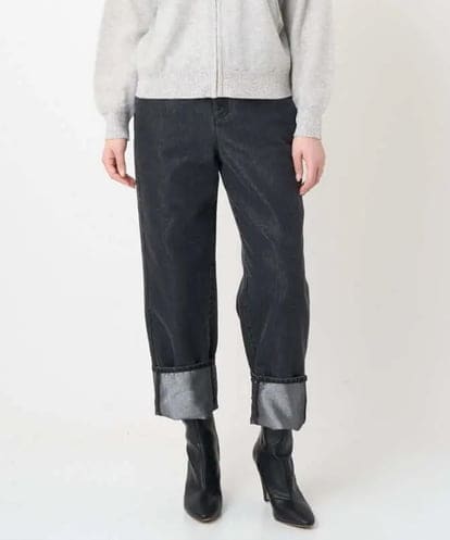 PRLAD25340 CHRISTIAN AUJARD ラメ入りデニムパンツ