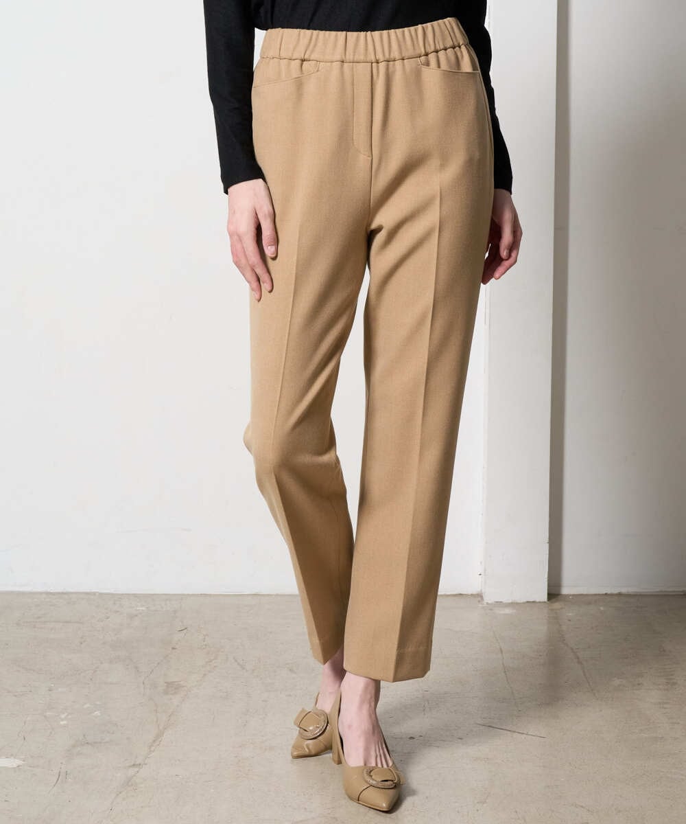 PRLAD38270 CHRISTIAN AUJARD(クリスチャン・オジャール) 裏起毛ステックパンツ ライトブラウン