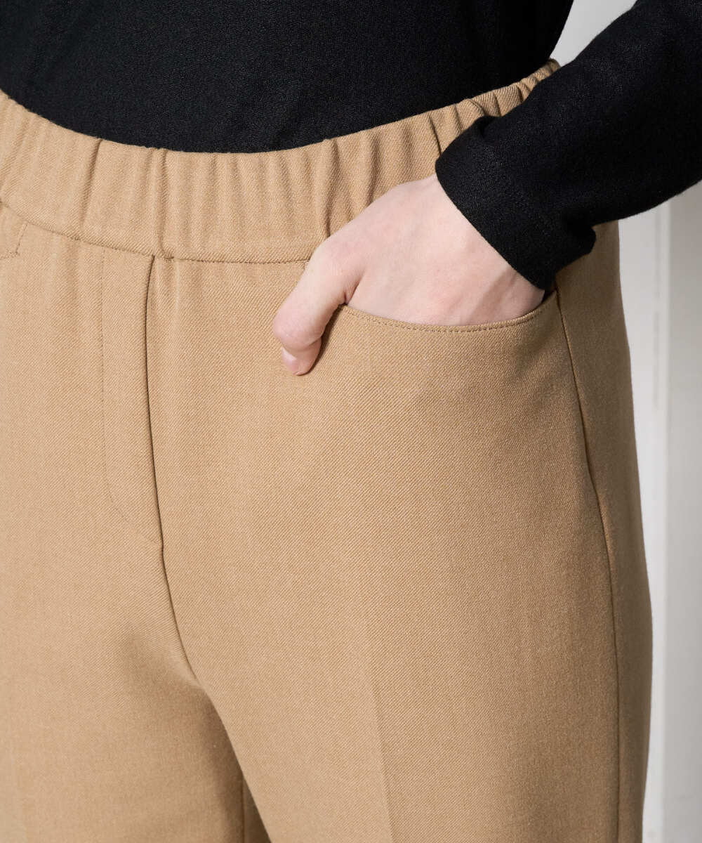 PRLAD38270 CHRISTIAN AUJARD(クリスチャン・オジャール) 裏起毛ステックパンツ ライトブラウン