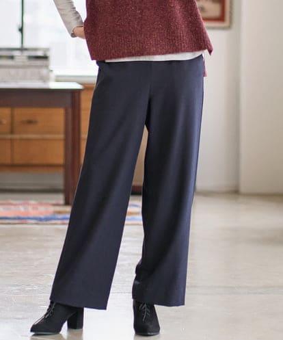 PRLAD47290 CHRISTIAN AUJARD ウエストゴムセミワイドパンツ