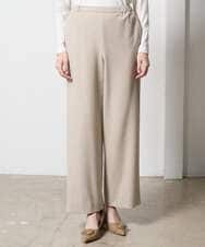 PRLAD47290 CHRISTIAN AUJARD(クリスチャン・オジャール) ウエストゴムセミワイドパンツ ベージュ