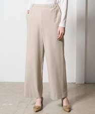 PRLAD47290 CHRISTIAN AUJARD(クリスチャン・オジャール) ウエストゴムセミワイドパンツ ベージュ