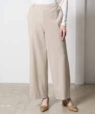 PRLAD47290 CHRISTIAN AUJARD(クリスチャン・オジャール) ウエストゴムセミワイドパンツ ベージュ