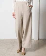 PRLAD47290 CHRISTIAN AUJARD(クリスチャン・オジャール) ウエストゴムセミワイドパンツ ベージュ