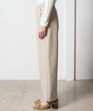 PRLAD47290 CHRISTIAN AUJARD(クリスチャン・オジャール) ウエストゴムセミワイドパンツ ベージュ