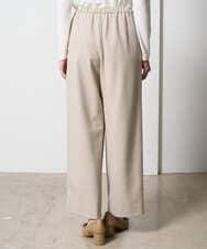 PRLAD47290 CHRISTIAN AUJARD(クリスチャン・オジャール) ウエストゴムセミワイドパンツ ベージュ