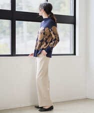 PRLAD47290 CHRISTIAN AUJARD(クリスチャン・オジャール) ウエストゴムセミワイドパンツ ベージュ